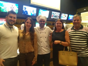 Milton, Isabel, Otávio e Camila