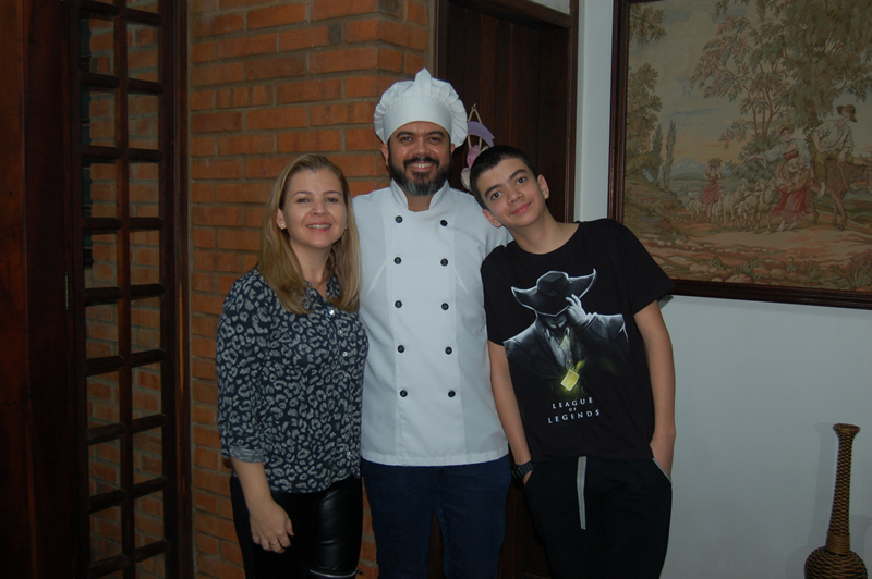 Rossana, Michel e Arthur